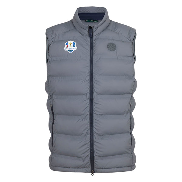 2023 Ryder Cup Chervò Men's Gilet - Grey - The Official European Ryder ...