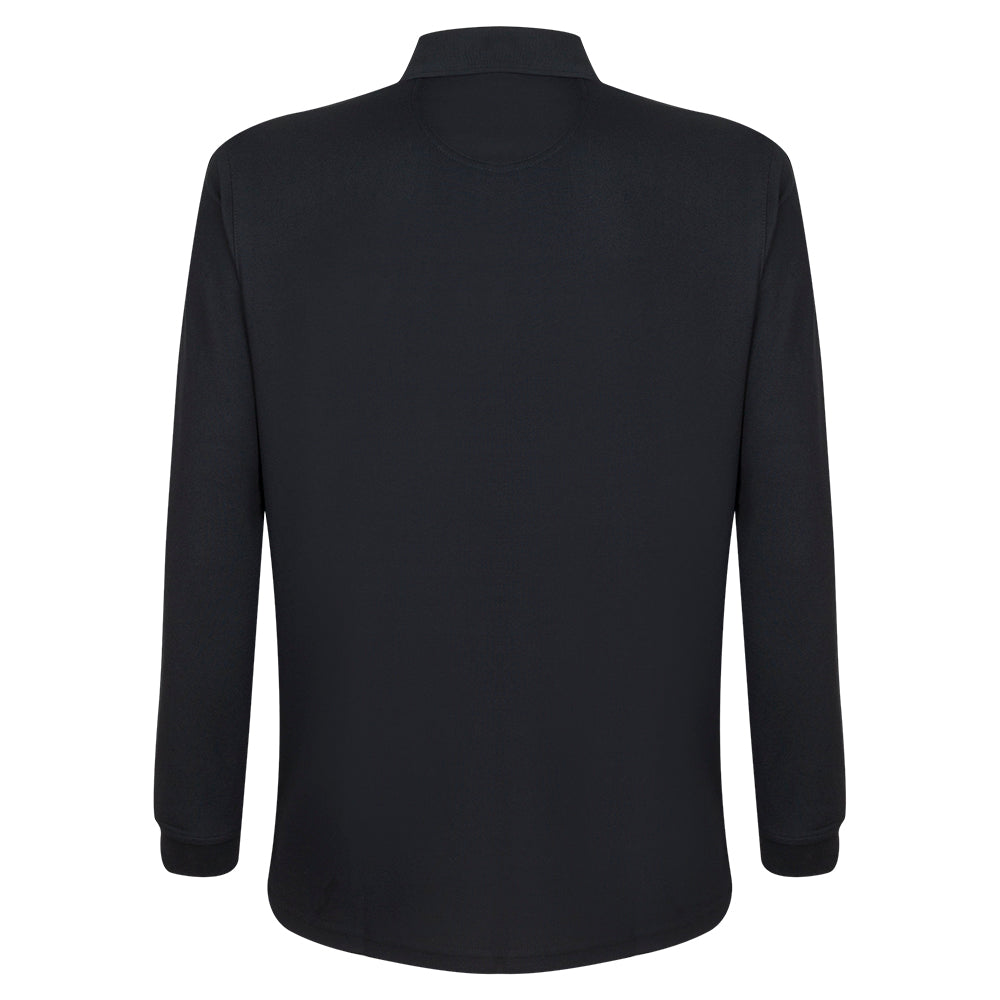 2023 Ryder Cup Glenmuir Men&#39;s Max Long Sleeve Polo Shirt - Black