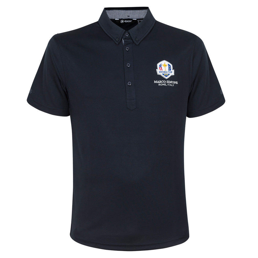 2023 Ryder Cup Abacus Men's Oliver Polo Shirt - Navy - Front