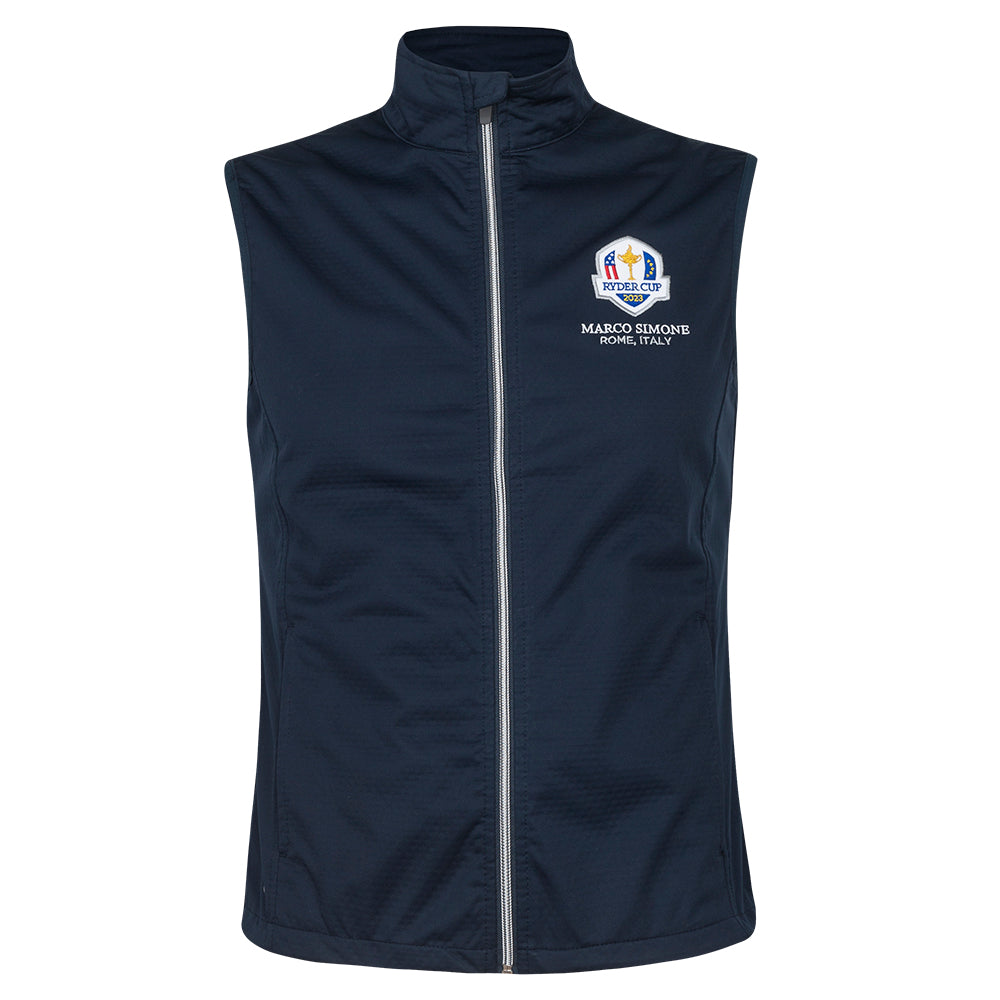 2023 Ryder Cup Abacus Women&#39;s Lytham Softshell Gilet - Navy