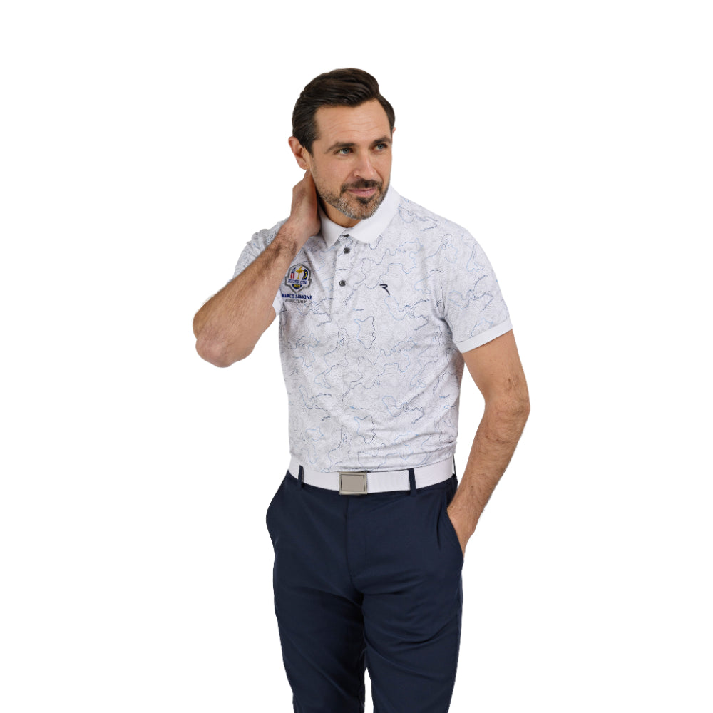 2023 Ryder Cup Chervò Men&#39;s White Polo