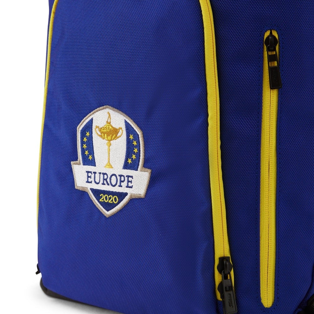 The 2020 Ryder Cup Titleist Team Europe Sackpack - Badge Close-up
